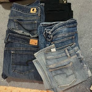 5 pairs Jeans Bundle - American Eagle, Time and True, Pilcro,